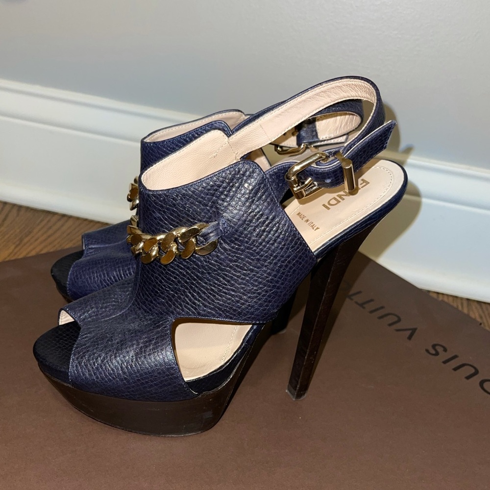 Fendi platform heel